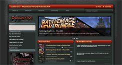 Desktop Screenshot of duelist101.com